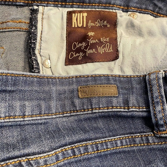 Kut From The Kloth Womens Jeans Sz 10 Med Wash Boyfriend Mid-Rise - Picture 4 of 14
